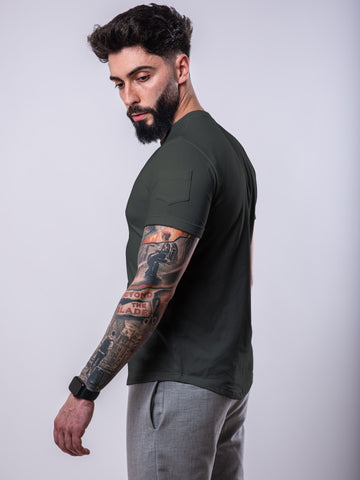 Tricou cu buzunar pe mânecă: Premium Classic