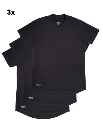 3x Premium Classic Negru