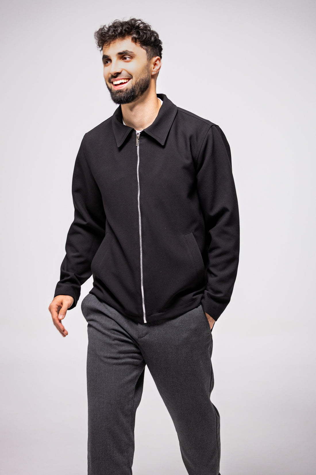Jachetă Executive Casual, negru